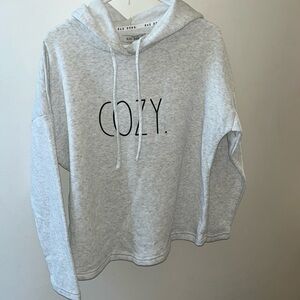 Rae Dunn “Cozy. Lightweight Grey Sweatshirt